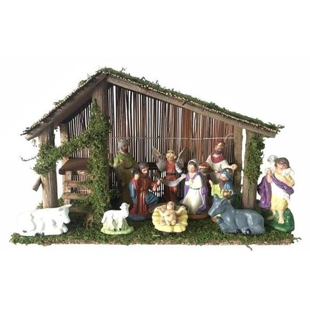 SANTAS FOREST Christmas Collectible Set, Nativity 89337